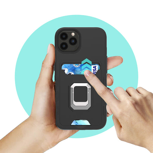Card Slot Hybrid Case for iPhone 13 Pro Max