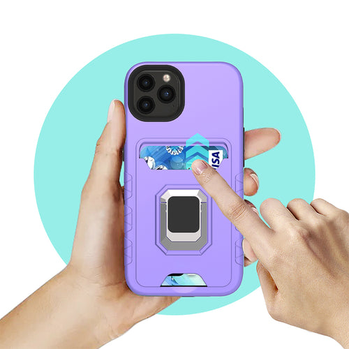 Card Slot Hybrid Case for iPhone 13 Pro Max