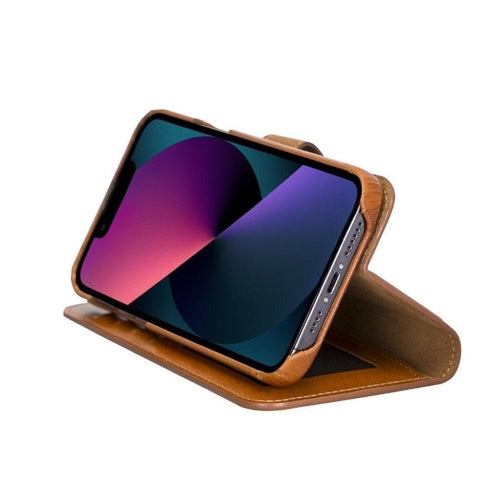 Full Leather Coating Wallet Case for Apple iPhone 13