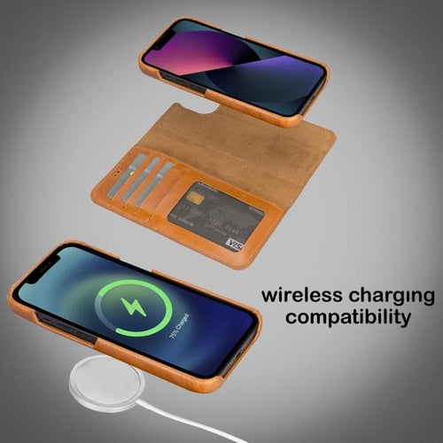 Full Leather Coating Wallet Case for Apple iPhone 13