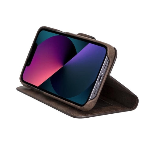 Full Leather Coating Wallet Case for Apple iPhone 13