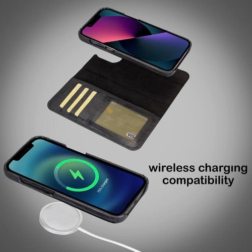 Full Leather Coating Wallet Case for Apple iPhone 13