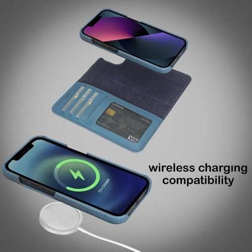Full Leather Coating Wallet Case for Apple iPhone 13
