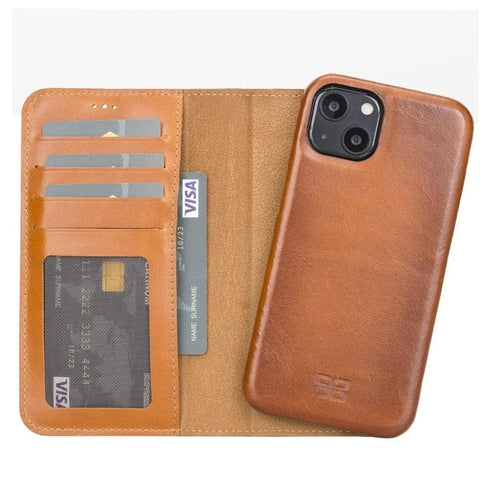 Full Leather Coating Wallet Case for Apple iPhone 13