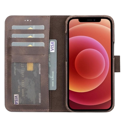 Full Leather Coating Wallet Case for Apple iPhone 13