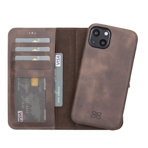 Full Leather Coating Wallet Case for Apple iPhone 13