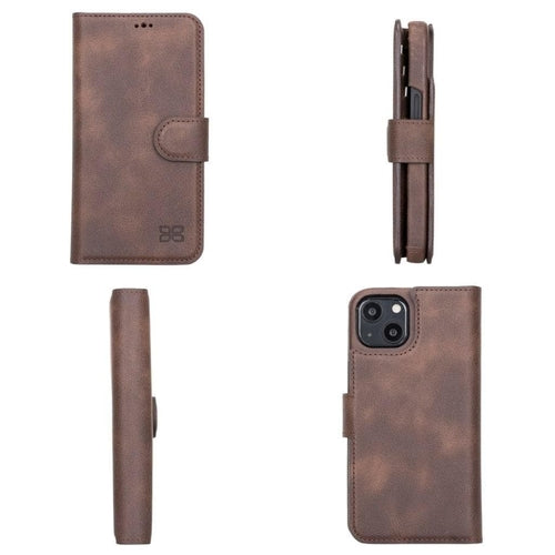 Full Leather Coating Wallet Case for Apple iPhone 13