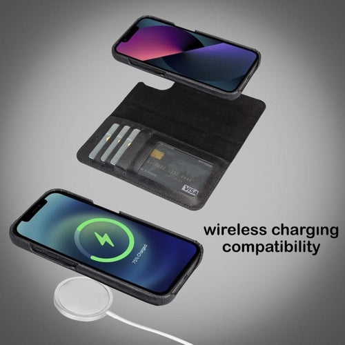 Full Leather Coating Wallet Case for Apple iPhone 13