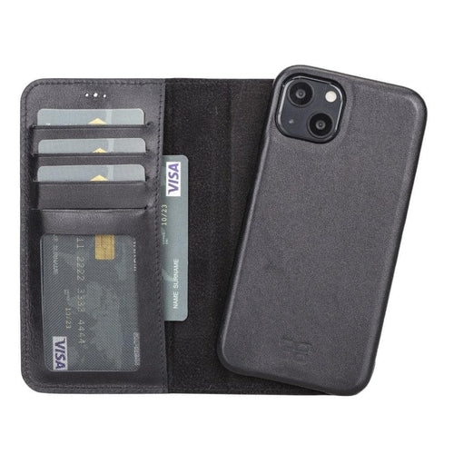 Full Leather Coating Wallet Case for Apple iPhone 13