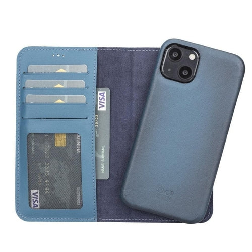 Full Leather Coating Wallet Case for Apple iPhone 13