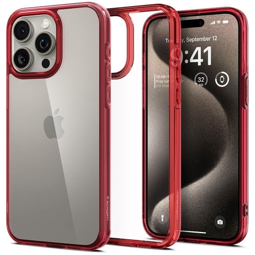 Back Cover Case  iPhone 15 Pro Max (Deep Red)